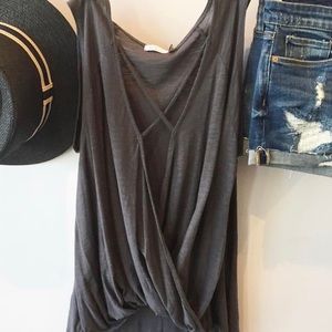 M//C sleeveless top